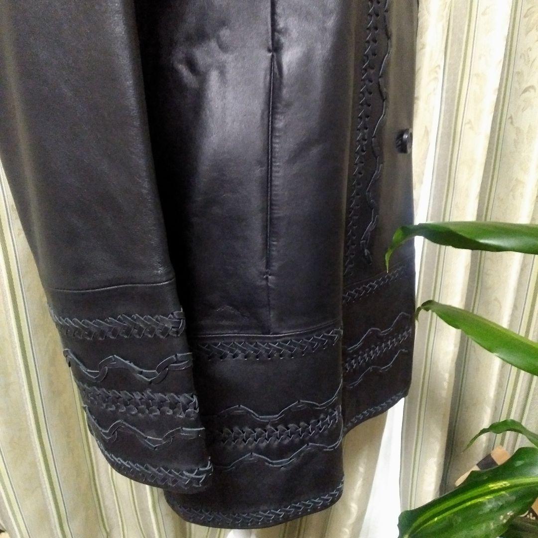 DANA PARIS(株)リマージュライカ装飾ステッチラムレザージャケット