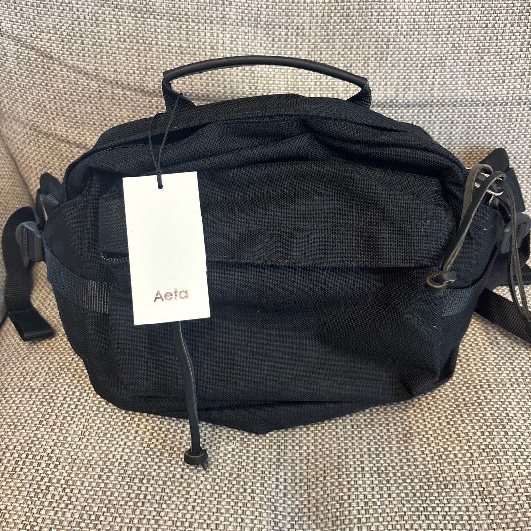 もずく【新品】Aeta アエタ ナイロン ウエストバッグ S