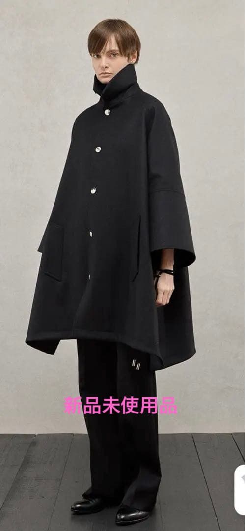 リラクス　ワイドカフスバルカラーコート38