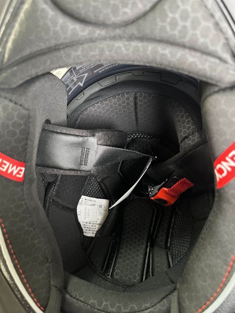 パンダ柄 フリップアップ式 システムフルフェイスヘルメットダブルシールド内蔵