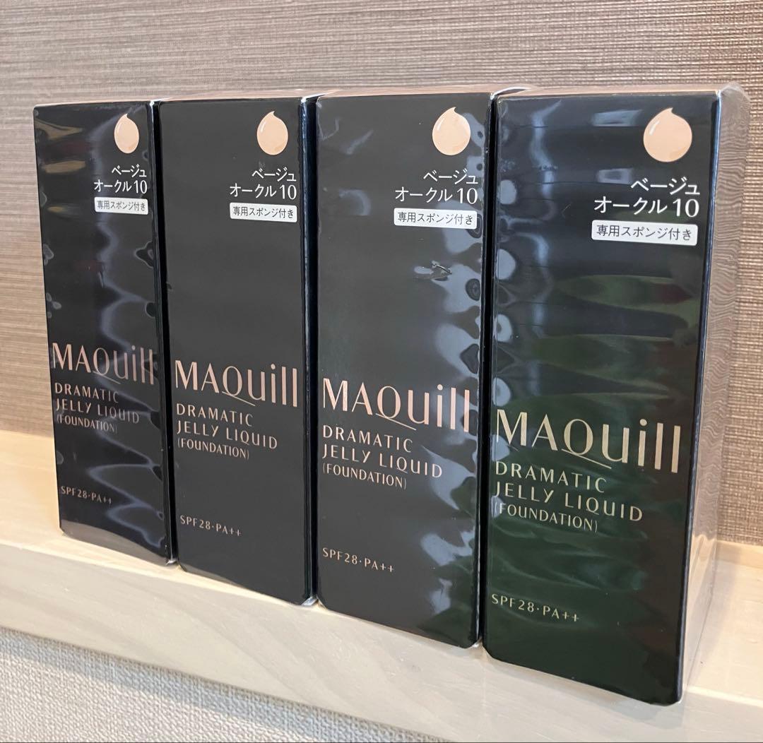 マキアージュ ドラマティックジェリー リキッド ベージュオークル10×4個