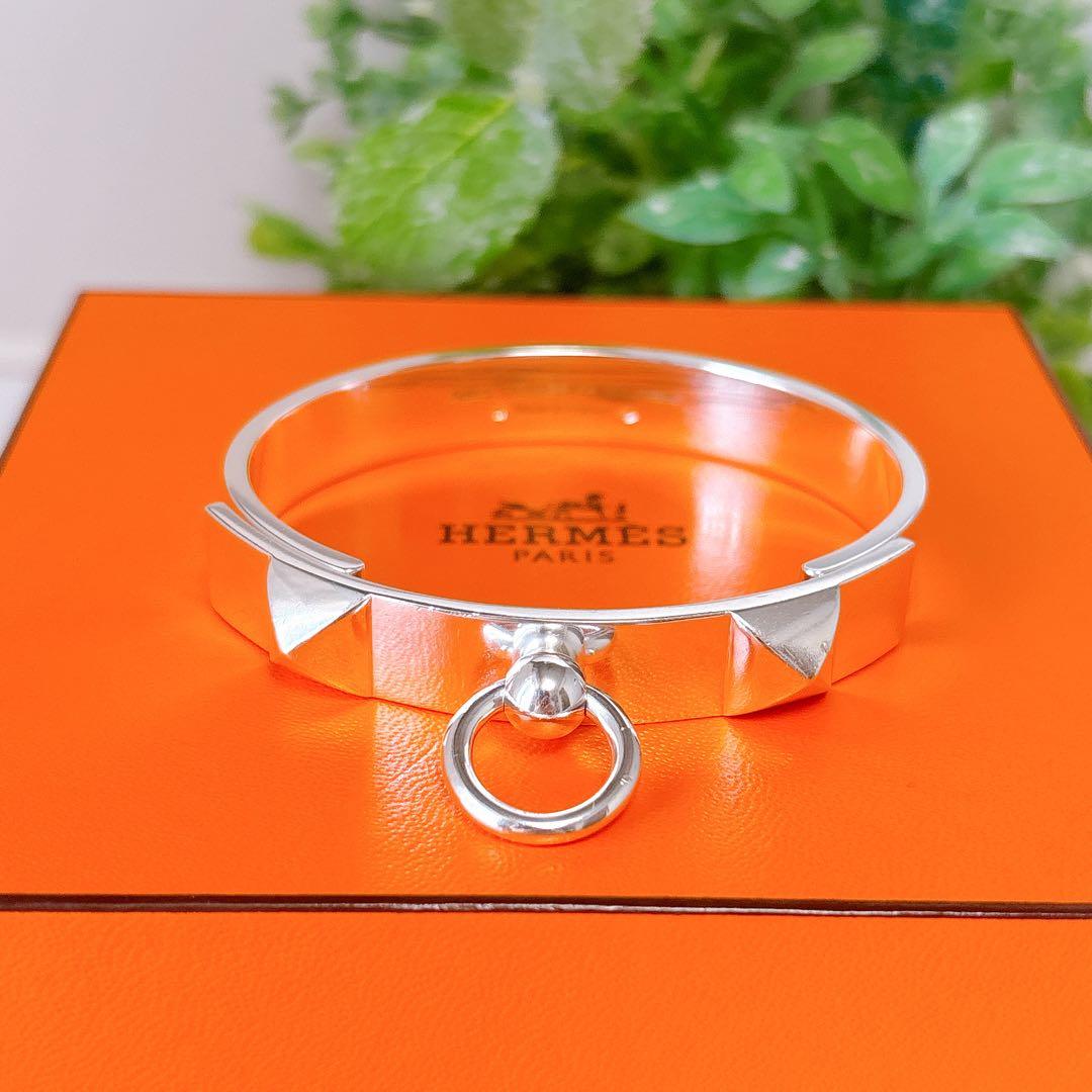 エルメス　コリエドシアン PM ブレスレット シルバー