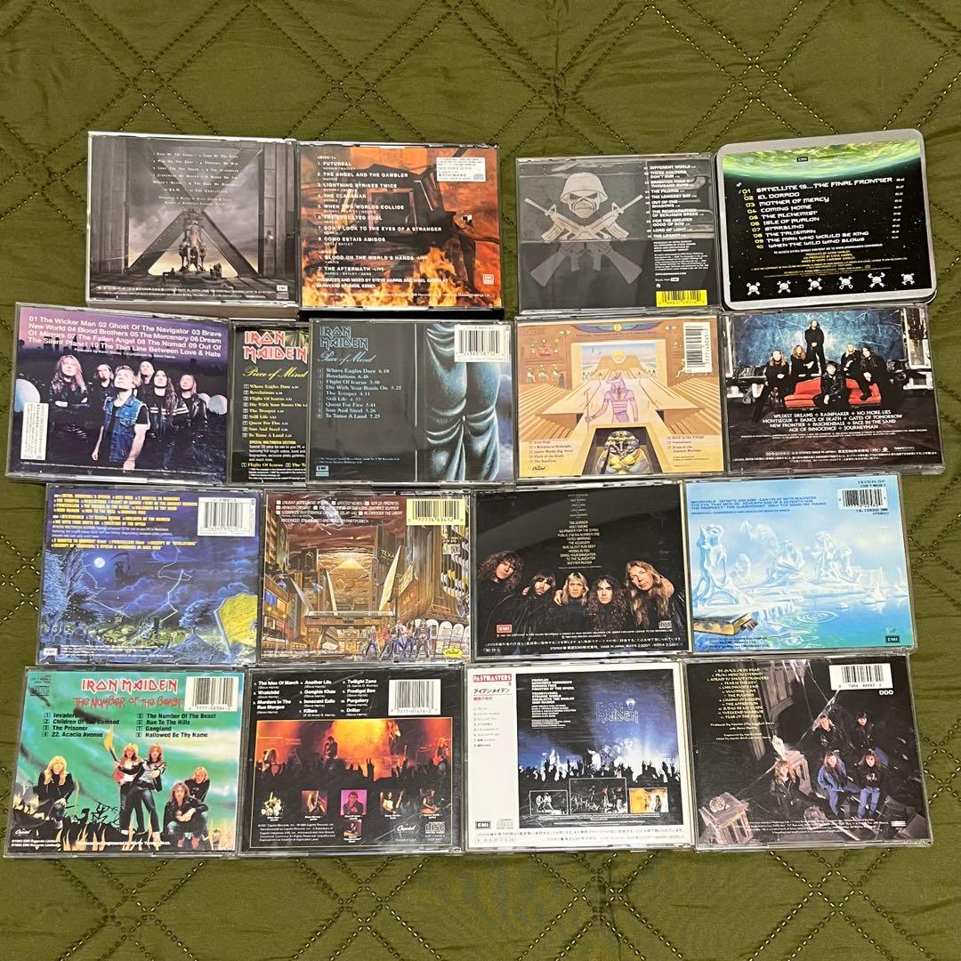 アイアンメイデンCDコレクション 16[+被り1]枚セット