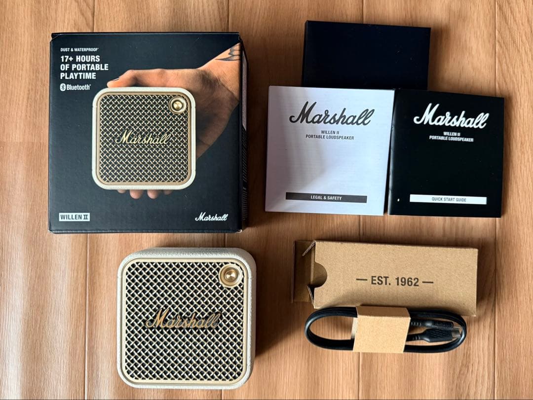 Marshall ワイヤレスポータブル防水スピーカー Willen II