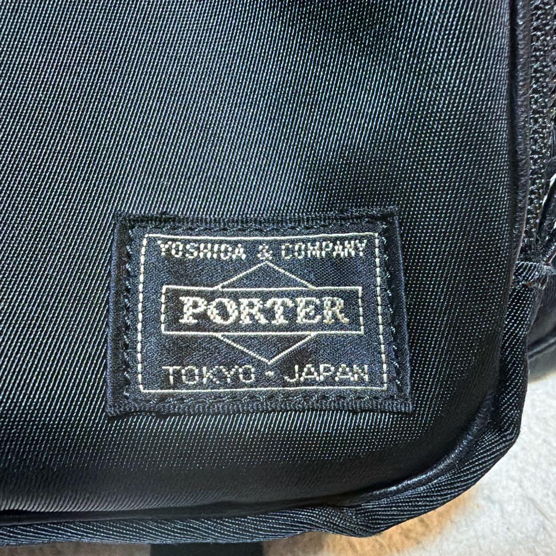 極美品【PORTER】 ブラック リュック　黒　ナイロン