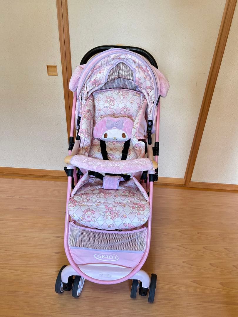 ♥*‬様 【生産終了品】マイメロ ベビーカー グレコ フットマフセット