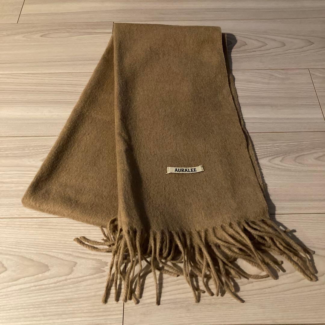 オーラリー　auralee マフラー　カシミヤ