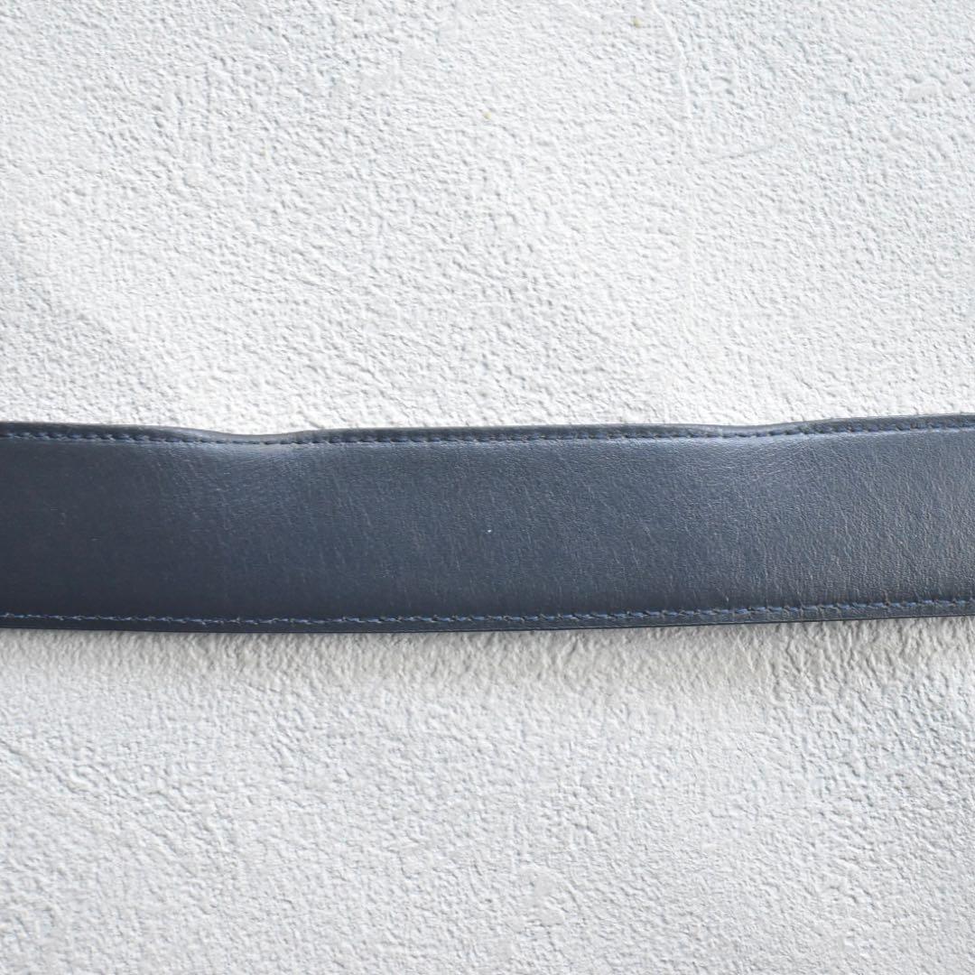 Loro Piana アルサベル スエードベルト 85/34 クラシックブルー