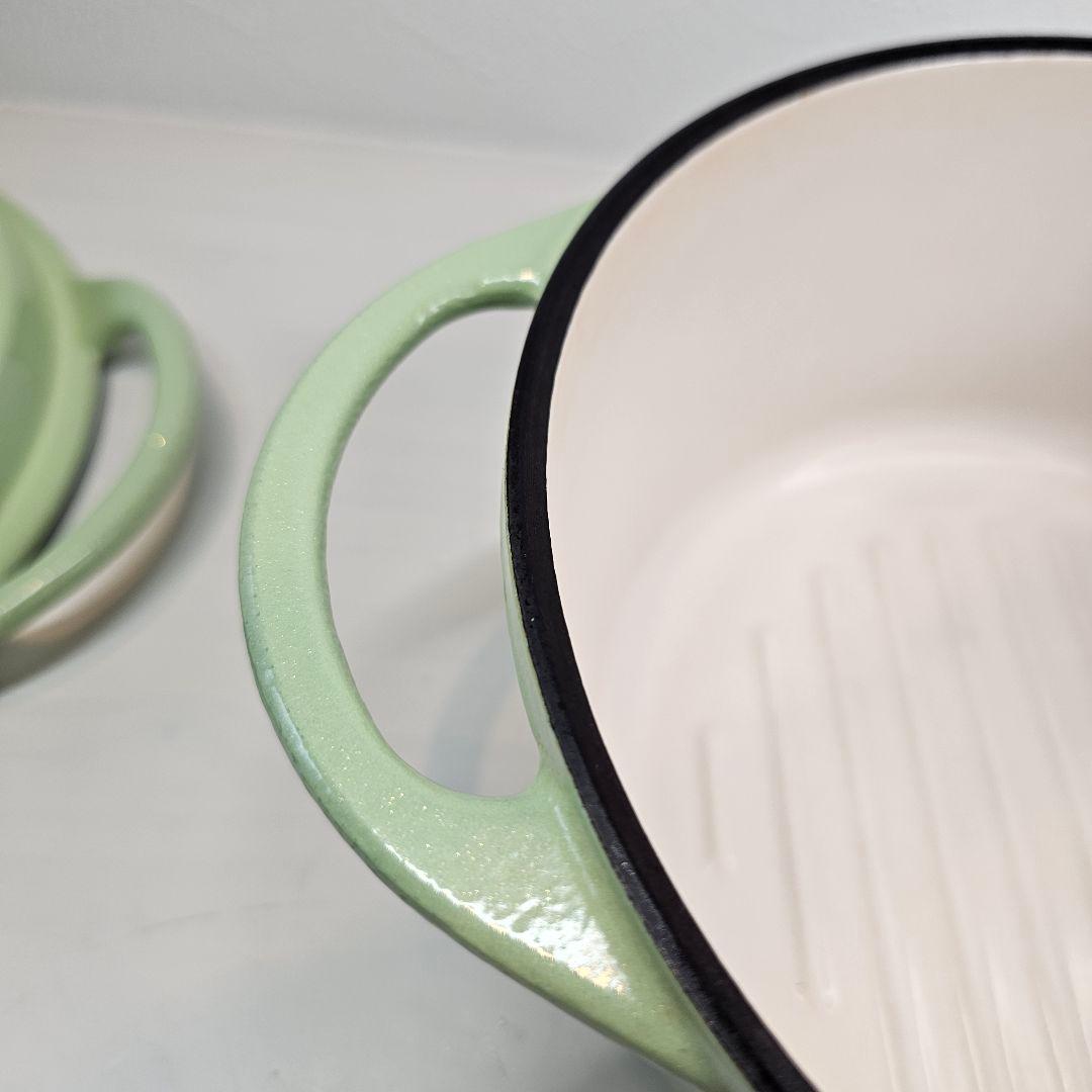 VERMICULARバーミキュラオーブンポットラウンド 22cm パールグリーン