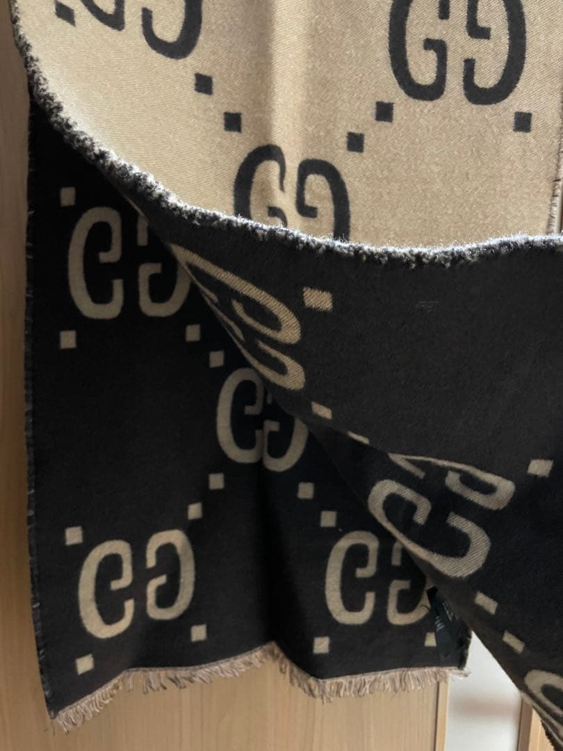 GUCCI GGロゴ マフラー イタリア製