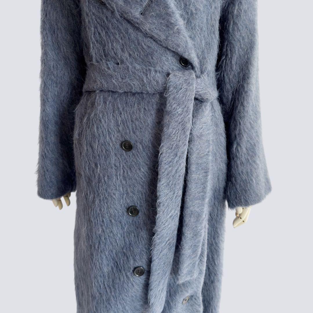 CLANE クラネ LONG SHAGGY SULLEY COAT ブルー