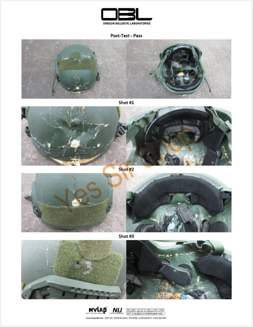 JJW製 NIJ レベル3A Fast 防弾ヘルメット TAN 艶有り塗装