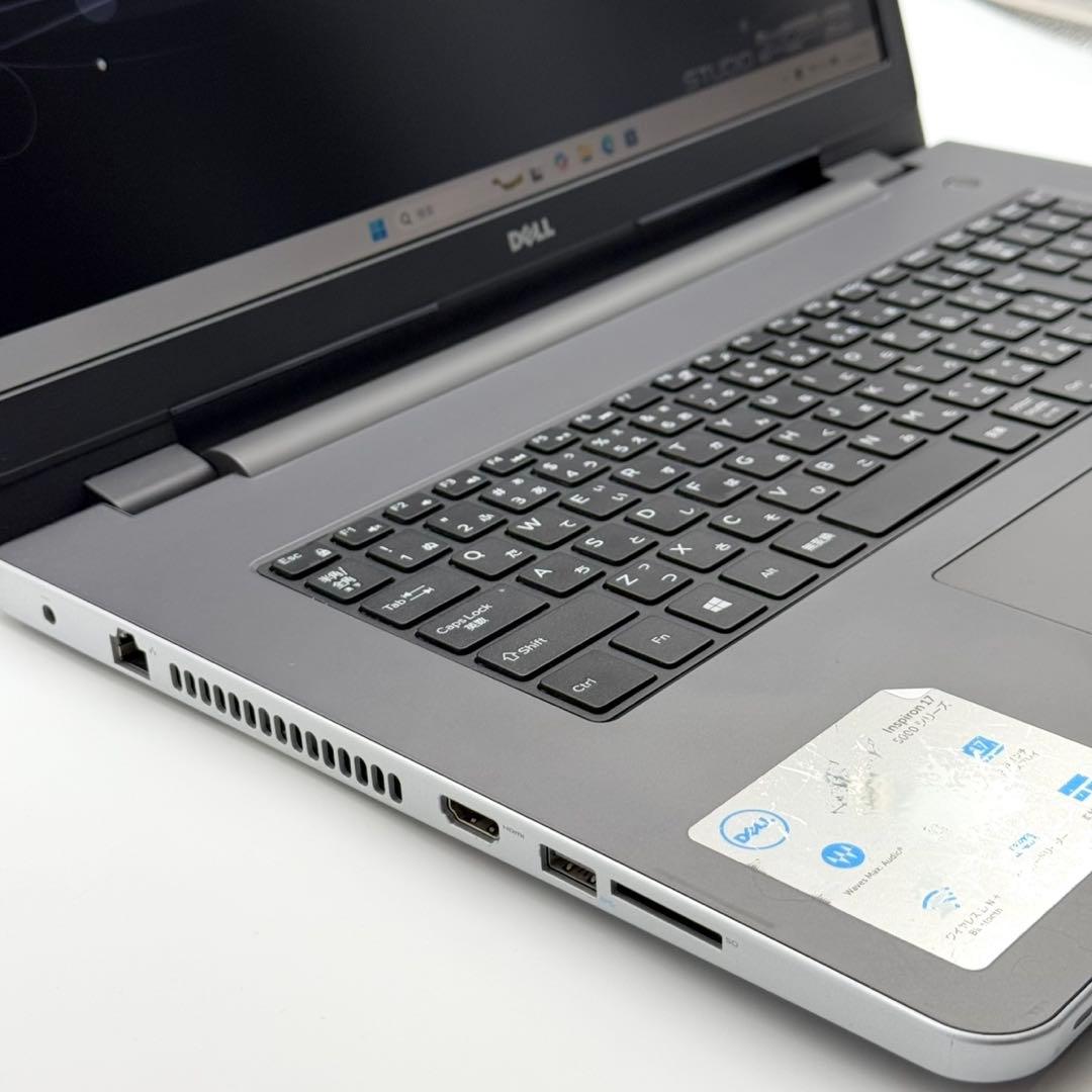 DELLノートパソコン i7 新品SSD 専用GPU 17.3型 高速 フルHD