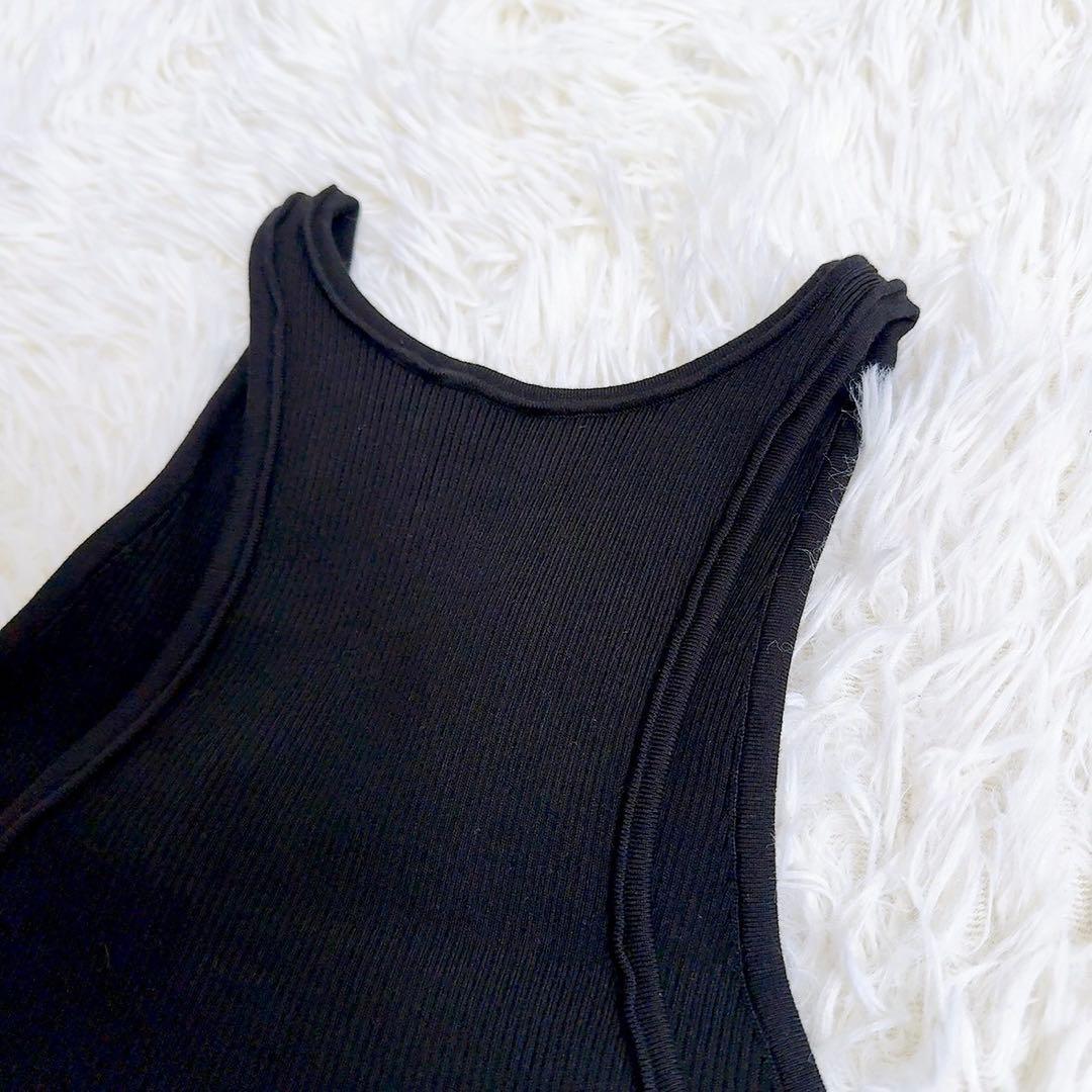 CELINE セリーヌ アスリート スポーツ ブラ タンクトップ ブラック XS