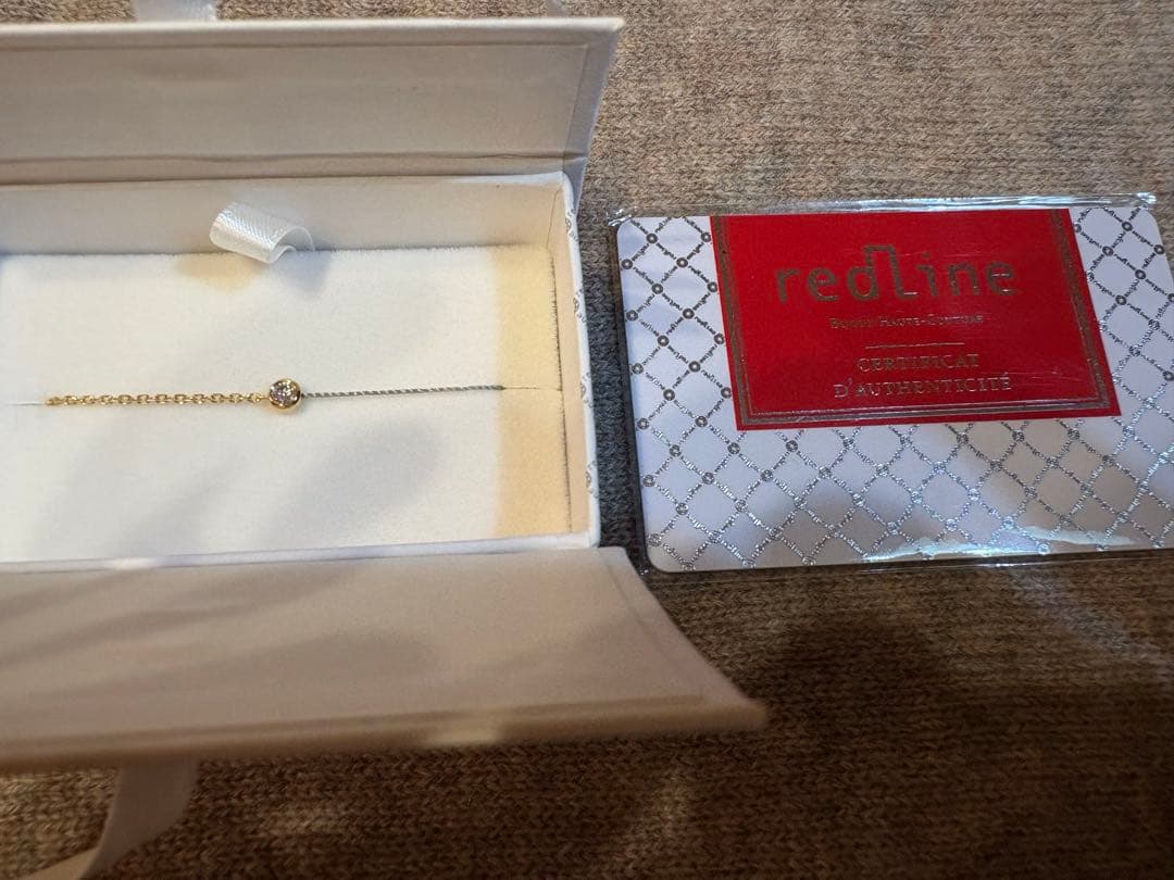 レッドライン/ledline ダイヤブレスレット