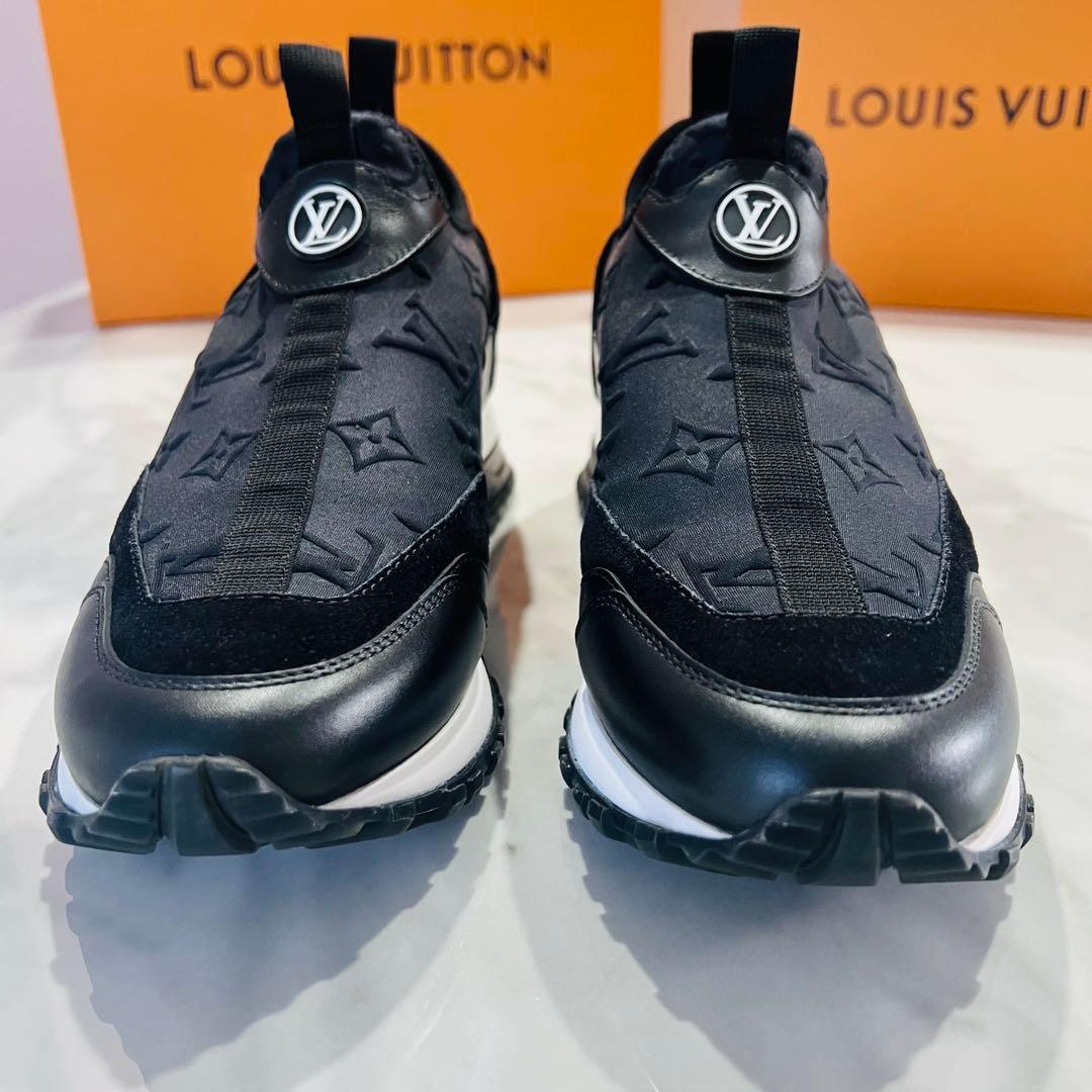 ルイヴィトン　ランアウェイ　モノグラム　スニーカー　ブラック　37サイズ