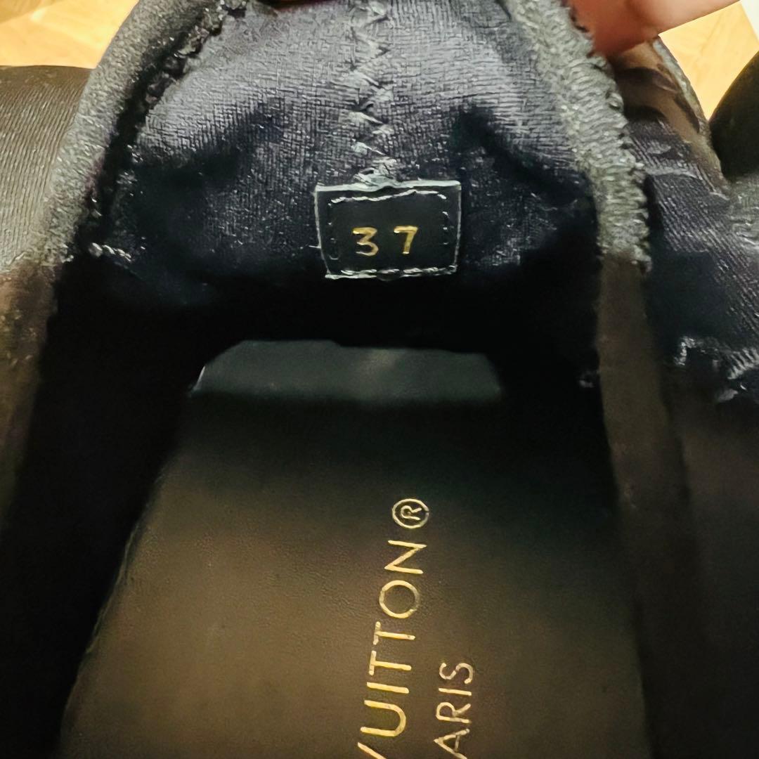 ルイヴィトン　ランアウェイ　モノグラム　スニーカー　ブラック　37サイズ