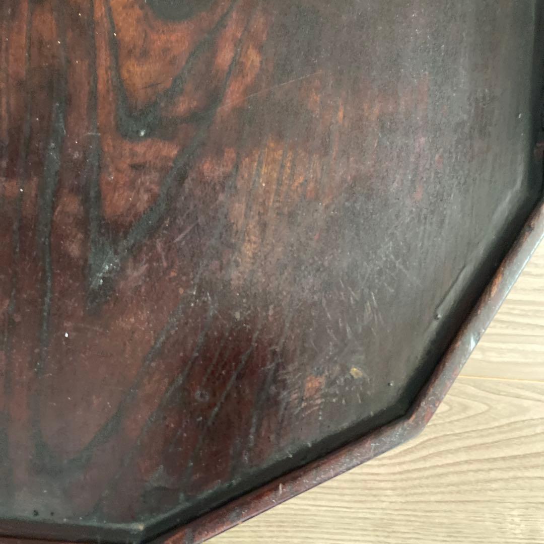 アンティーク骨董　李朝　朝鮮家具　ソバン 小盤　お膳　虎脚　机　花台　飾り台