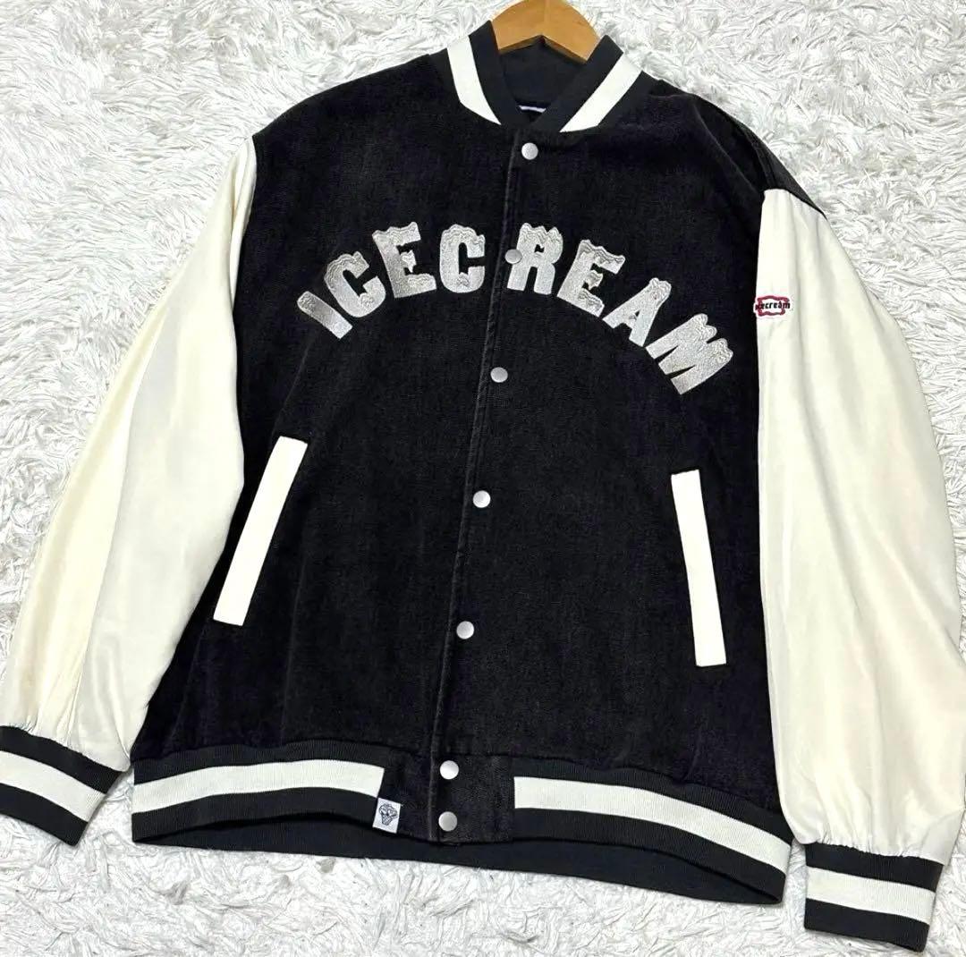 美品！ icecream デニムジャケット スカジャン アイスクリーム 刺繍