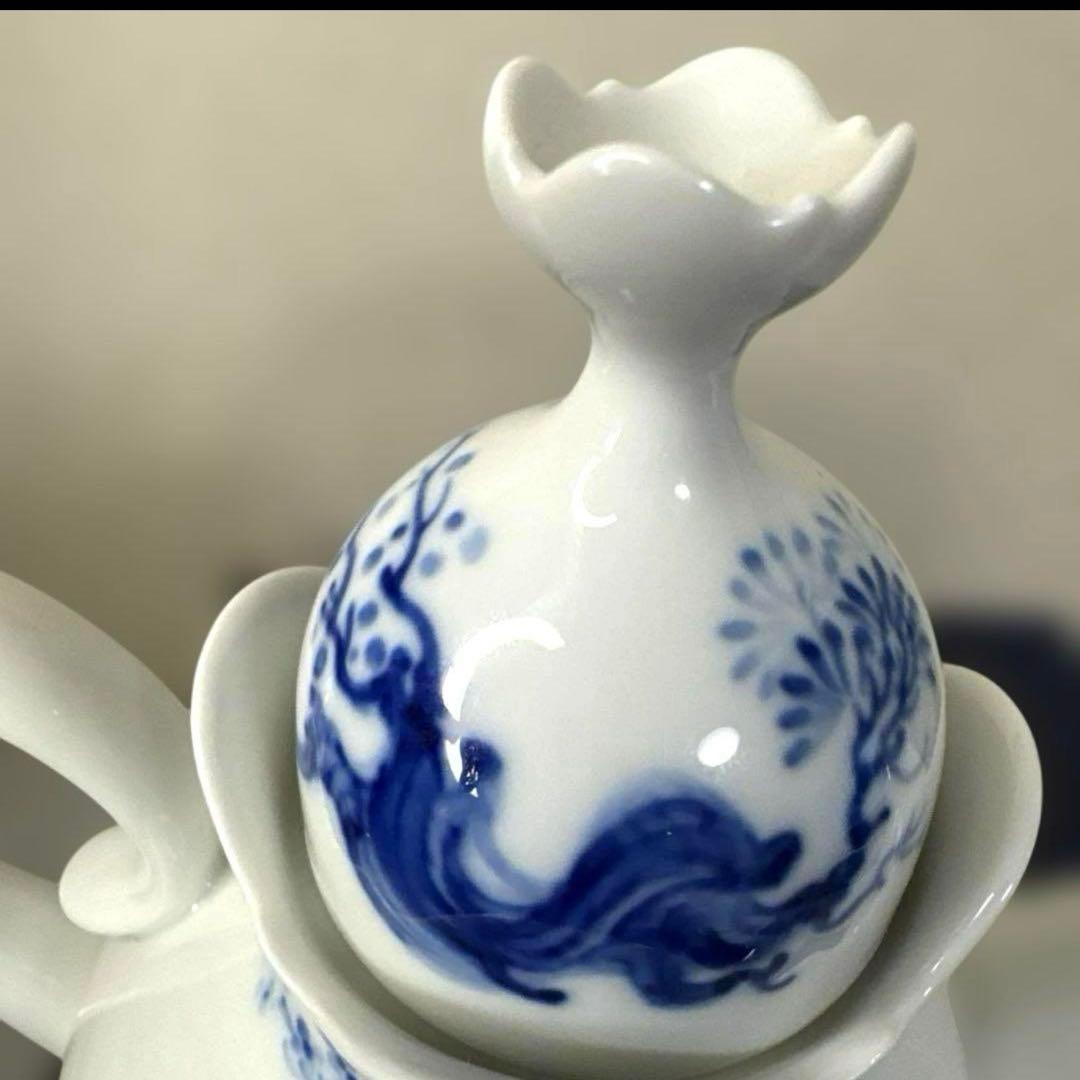 未使用品　マイセン　Meissen ブルーオーキッド　ティーポット