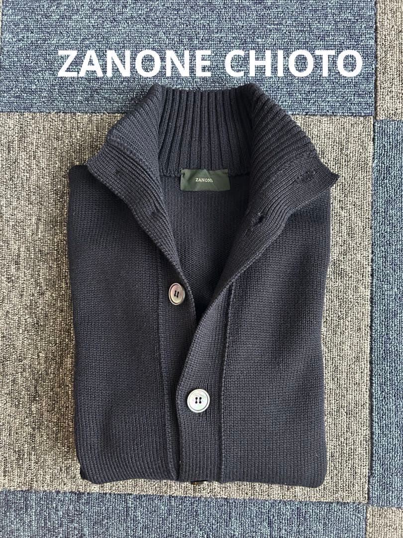 ZANONE CHIOTO ザノーネ キョート カーディガン　ネイビー48