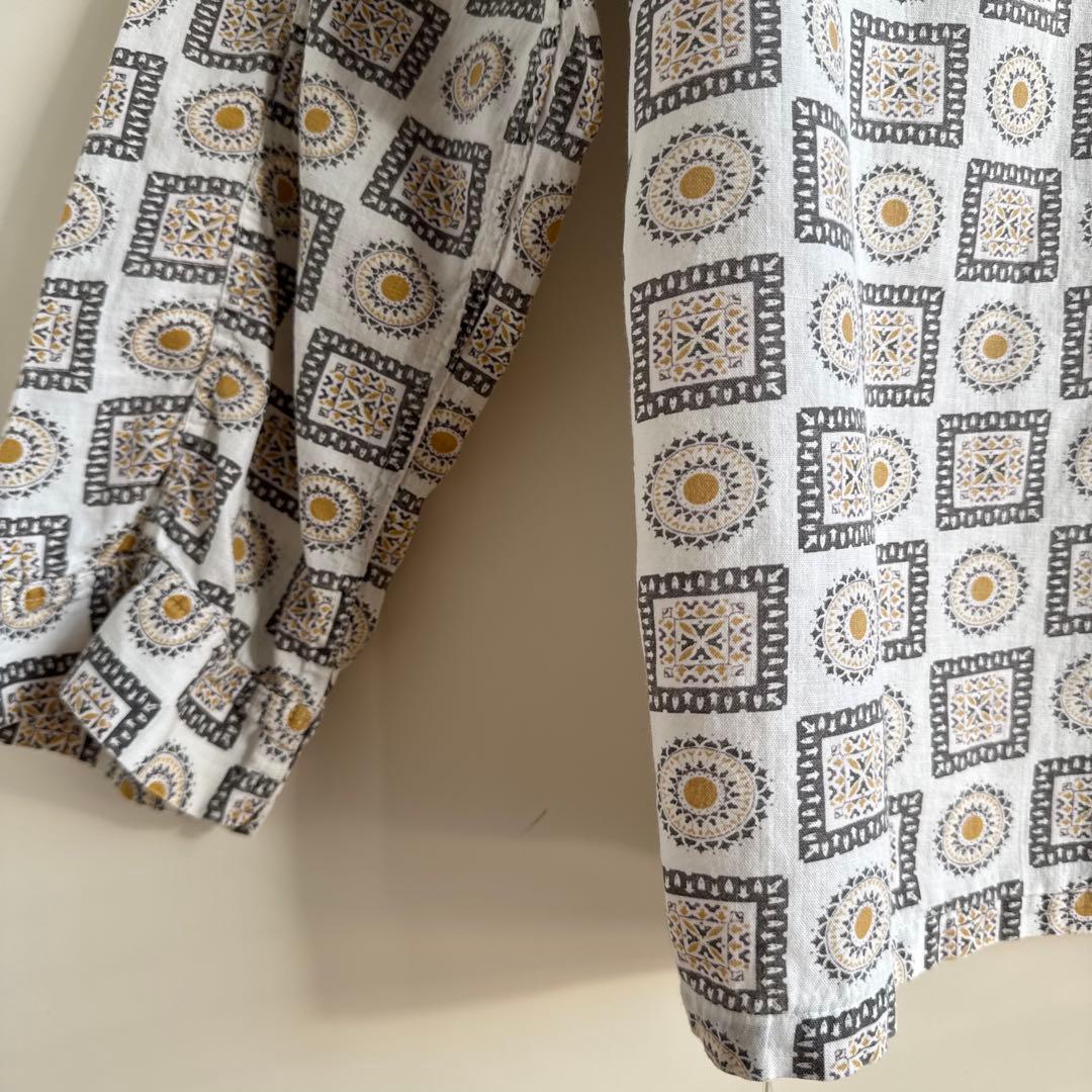 60s USA製 ヴィンテージ　総柄パジャマシャツ コットン　最終値下げ