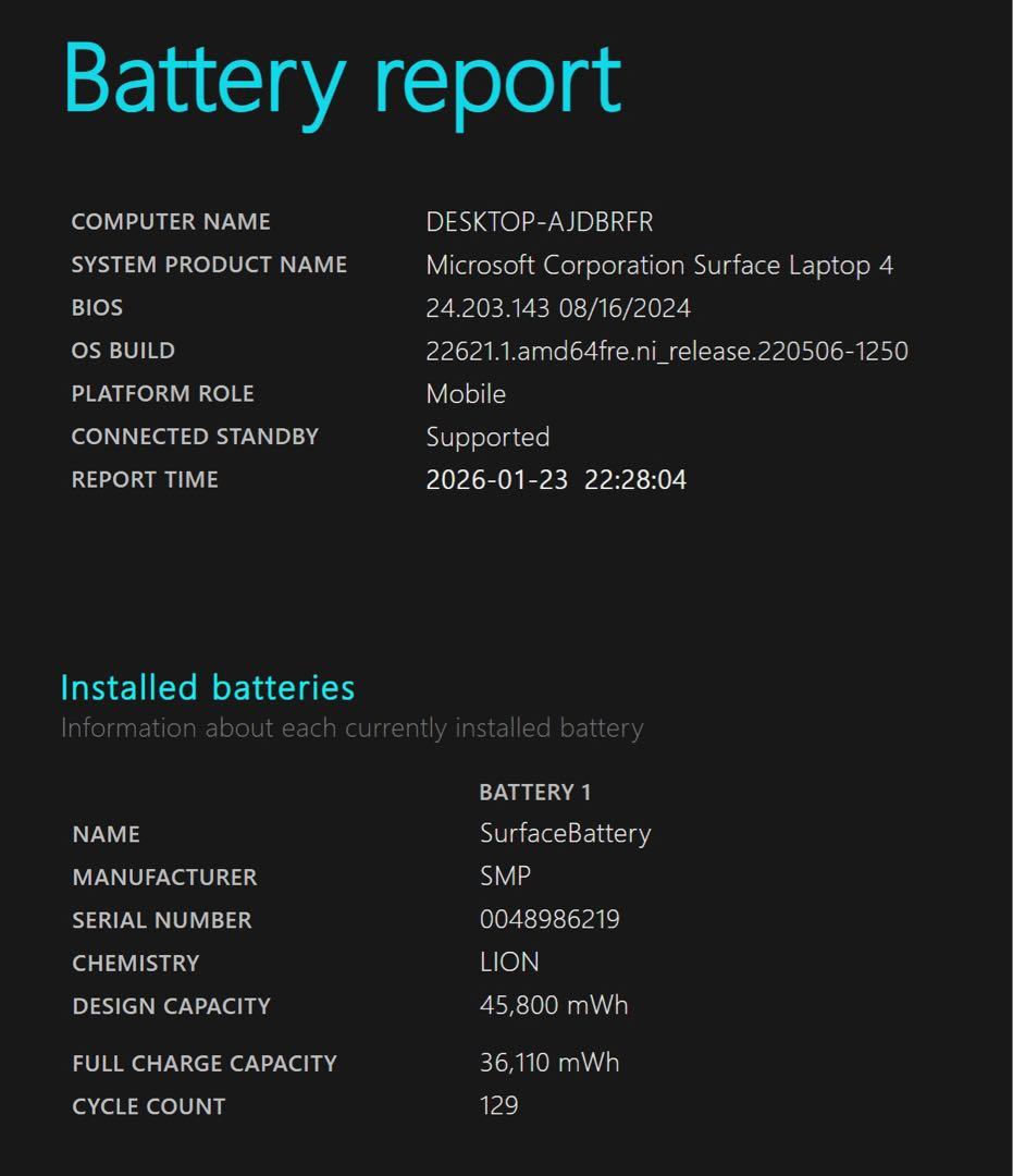 Surface Laptop4/高性能i7/メモリ32GB/SSD 1TB