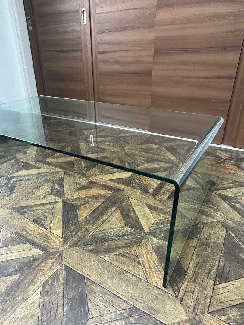 ガラス ローテーブル / センターテーブル