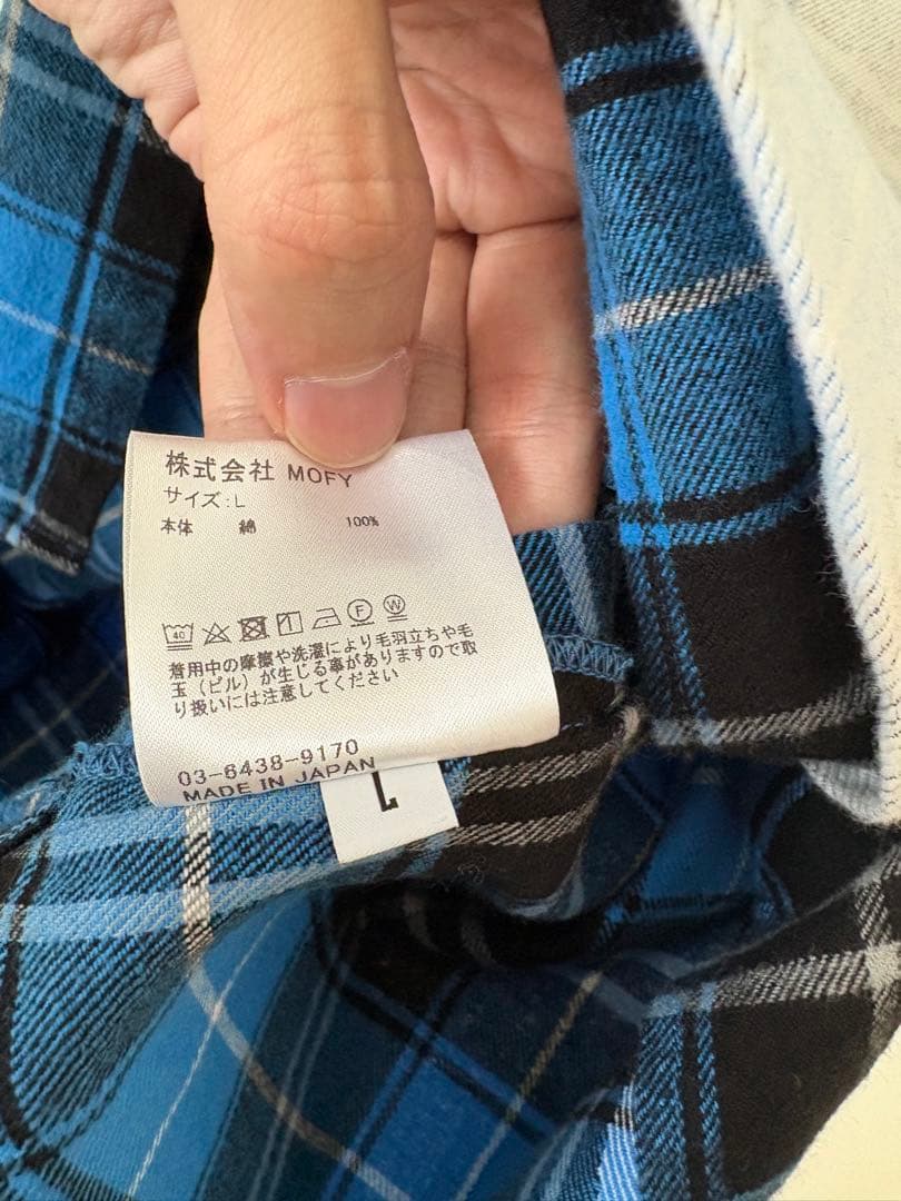 トップス SEQUEL LINE NEL CHECK SHIRT