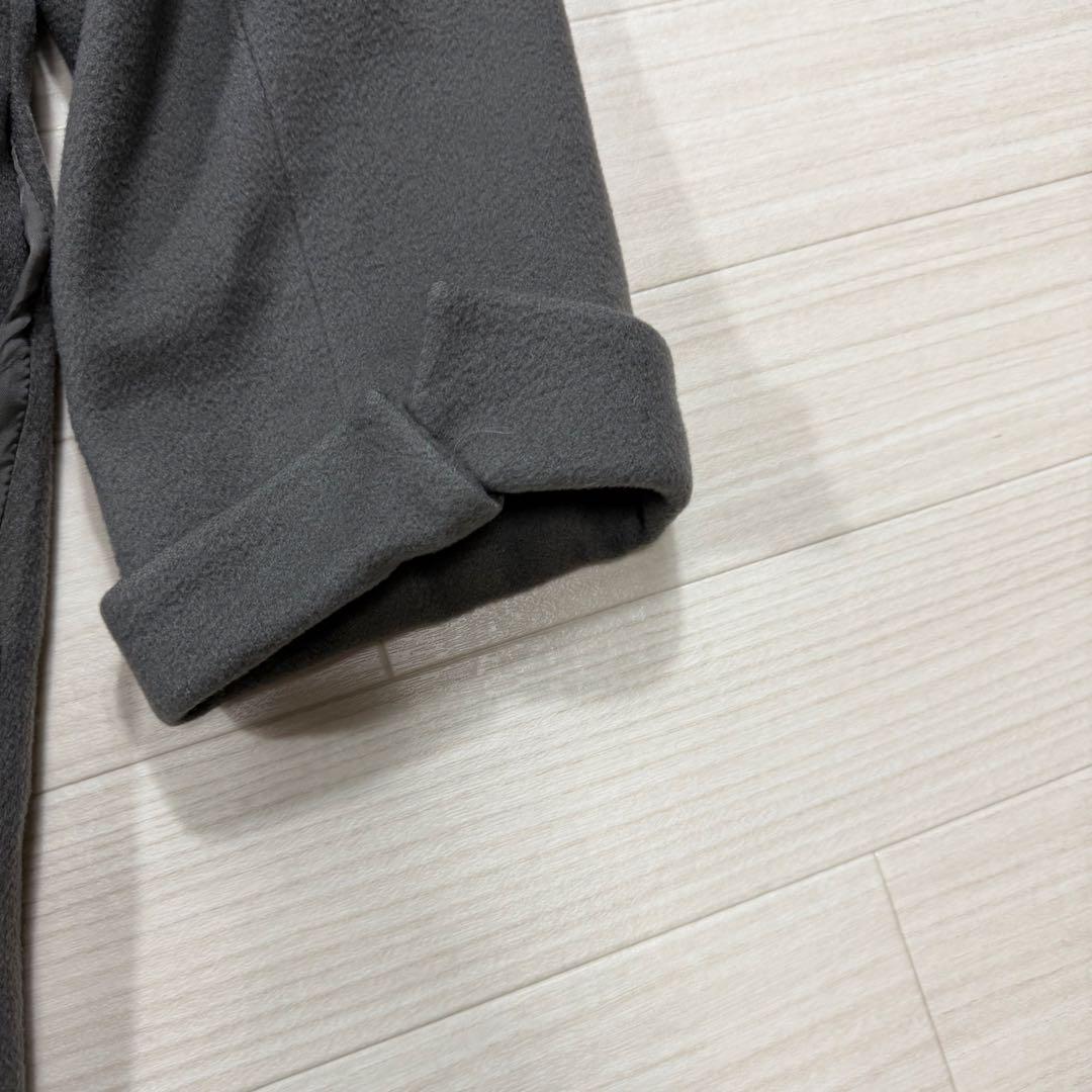 レリアン 大きい XXL カシミヤ100％ ロロピアーナ ミドルコート女優襟