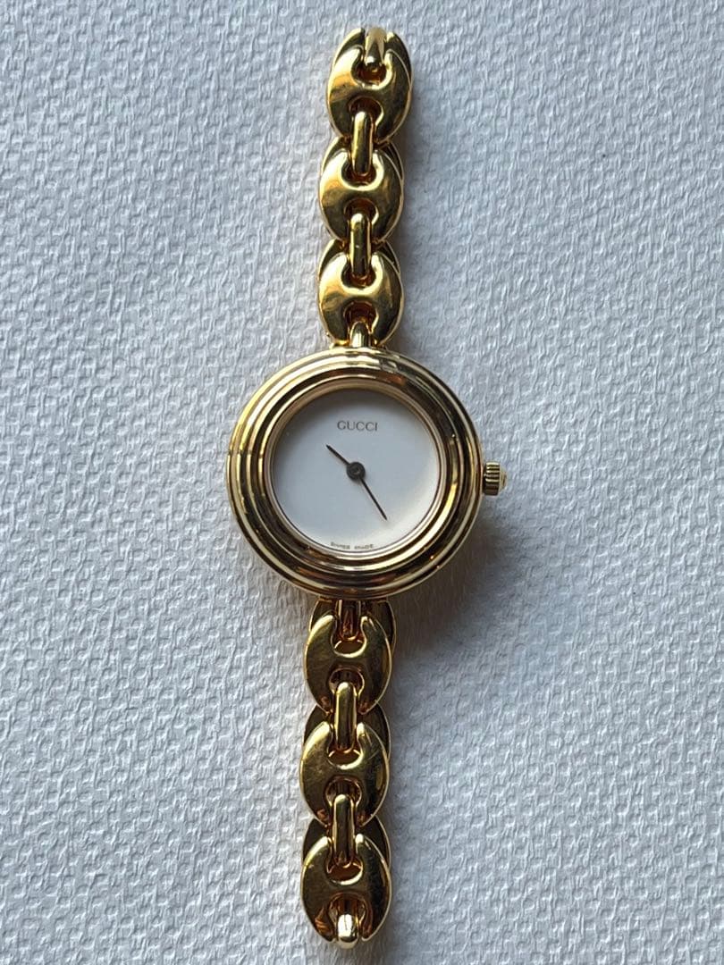 グッチ時計　チェンジベゼル　ゴールド