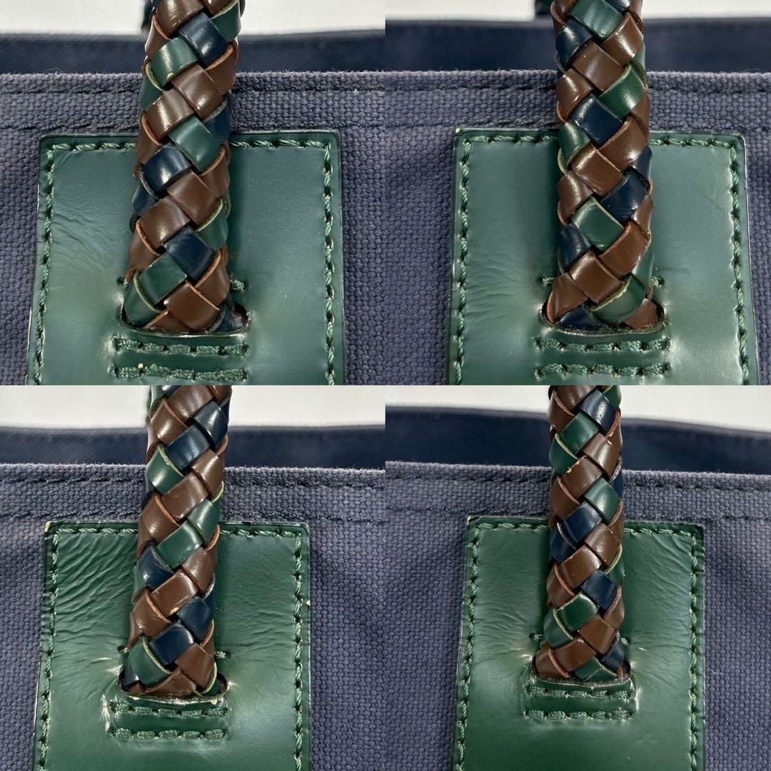 【美品】ヴィヴィアンウエストウッド トートバッグ キャンバス オーブ 紺