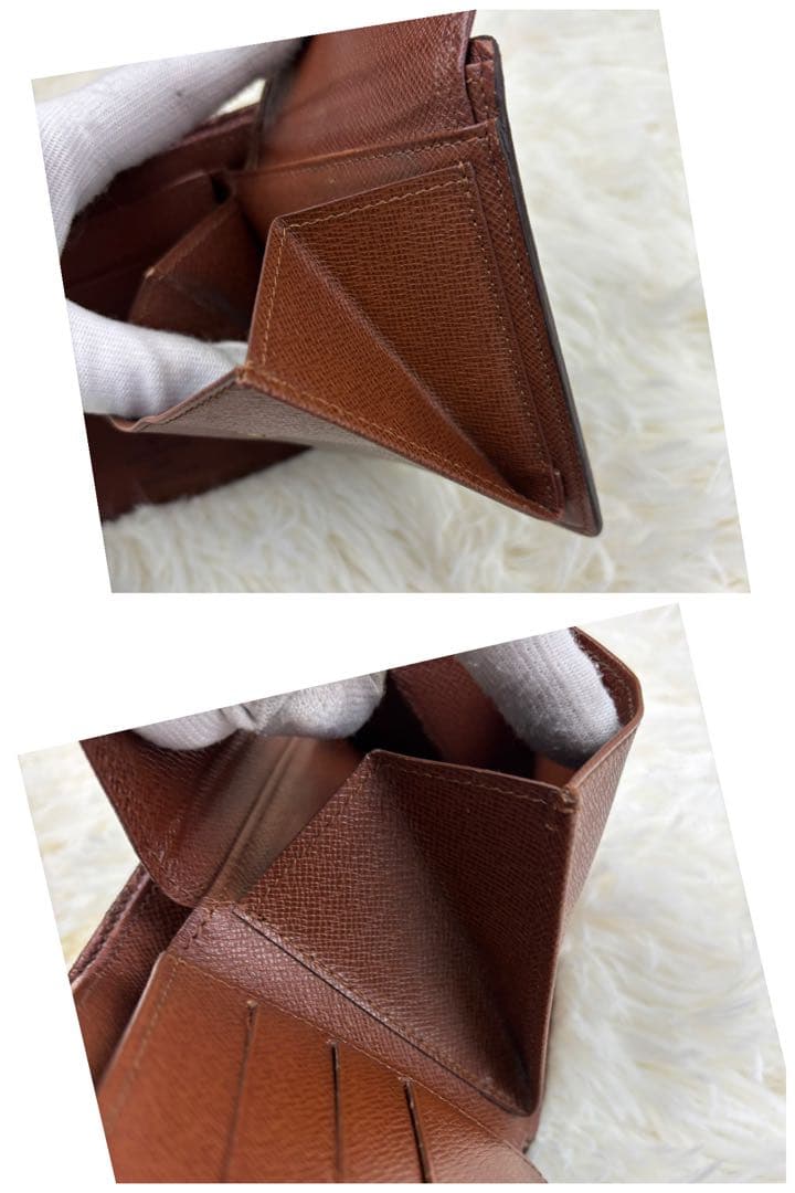 【美品】ルイヴィトン モノグラム ポルトフォイユマルコ 二つ折 財布