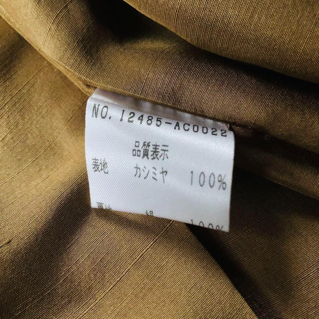 美品✨フォクシー ロングコート 高級カシミヤ100% ダブルブレスト ブラウン