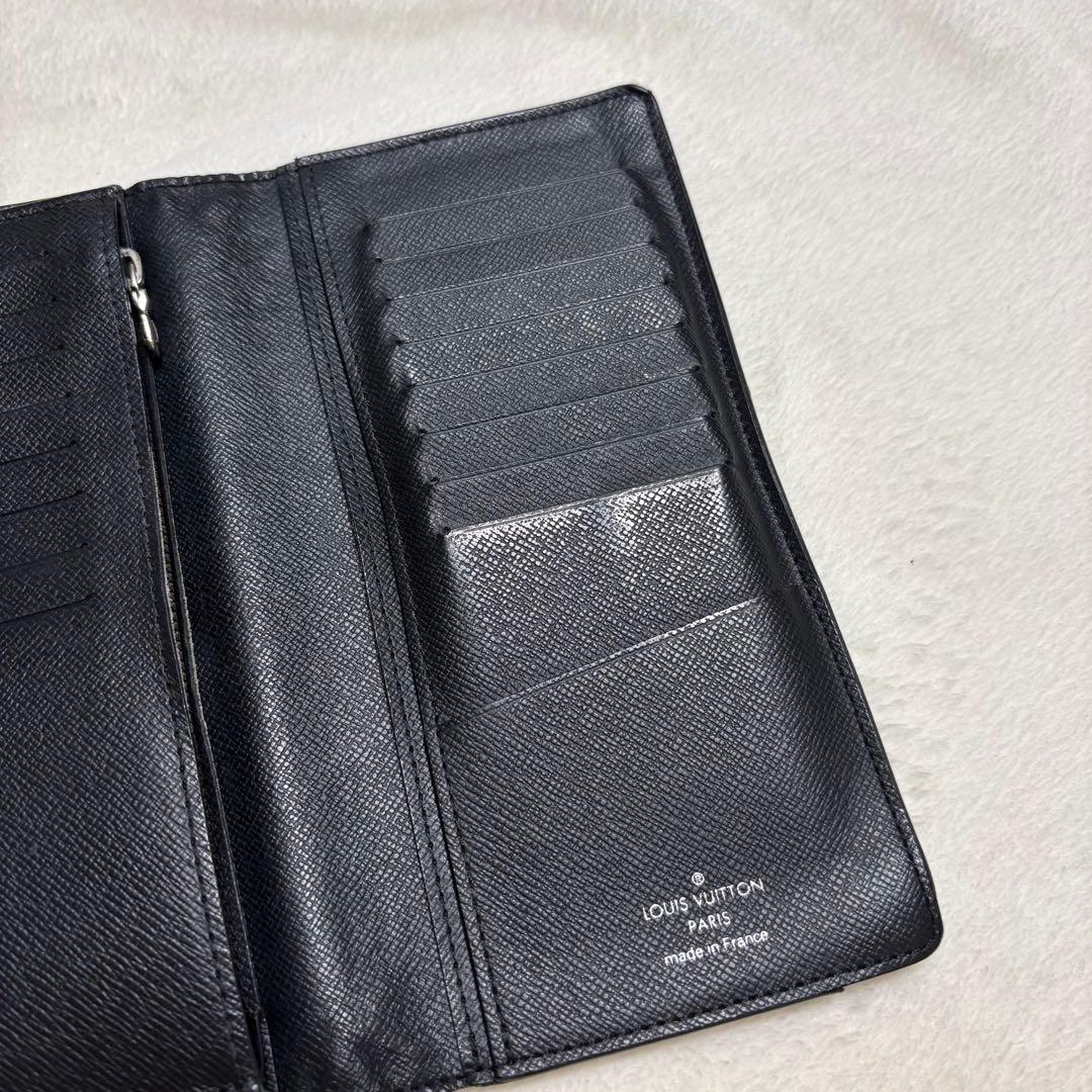 ルイヴィトン ポルトフォイユ・ブラザ・タイガ 長財布 ブラック 正規品