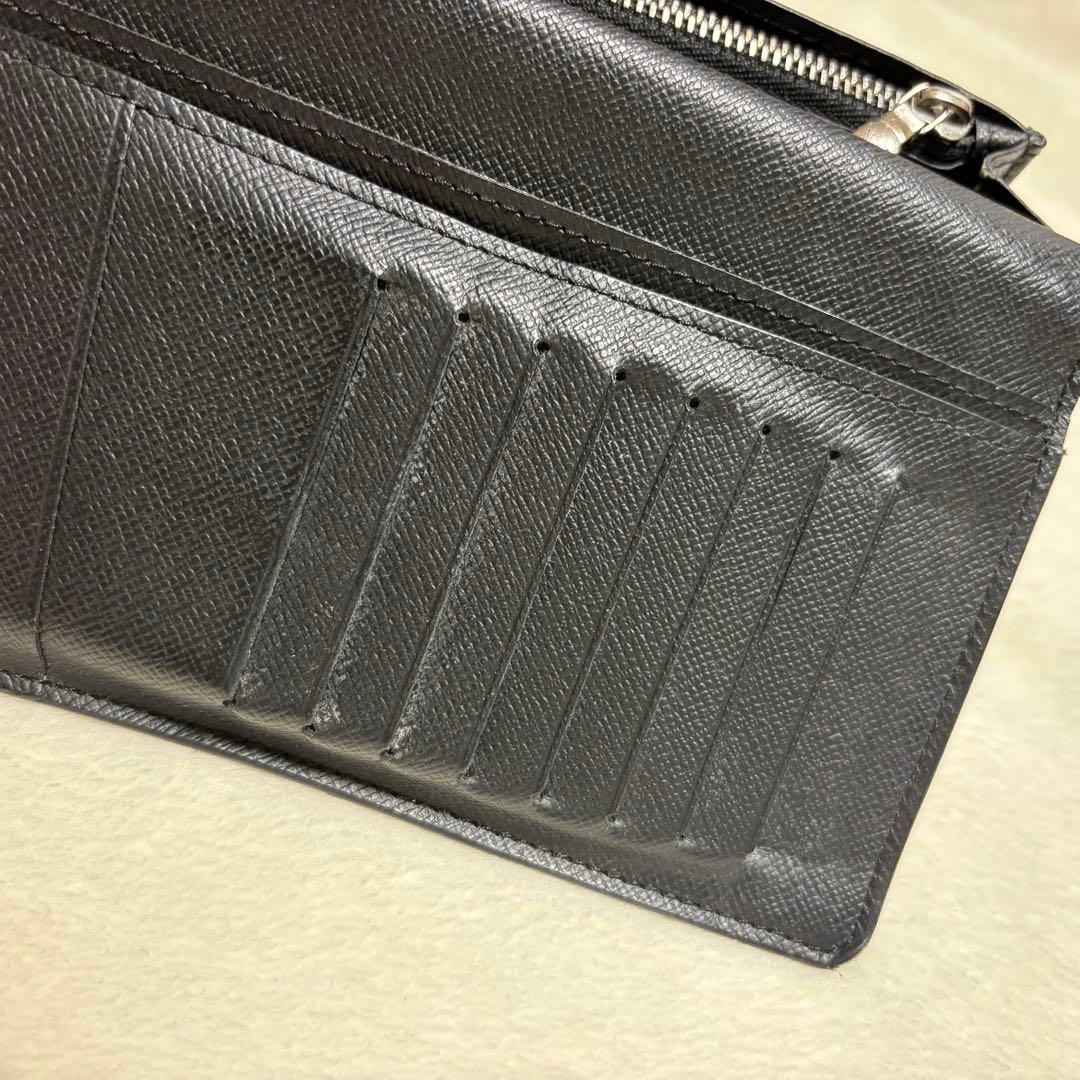 ルイヴィトン ポルトフォイユ・ブラザ・タイガ 長財布 ブラック 正規品