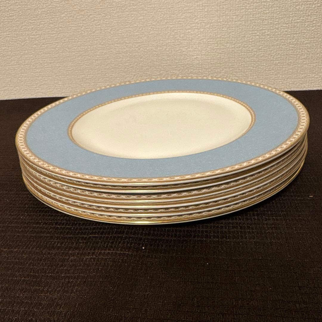 ウェッジウッド　ユーランダー　ペールブルー　ディナープレート　27.5cm