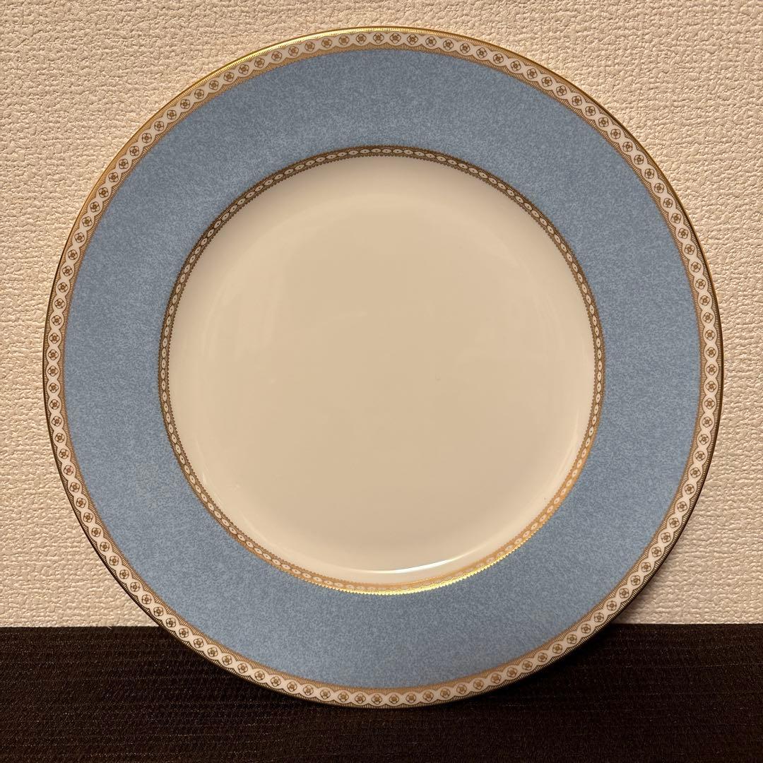 ウェッジウッド　ユーランダー　ペールブルー　ディナープレート　27.5cm