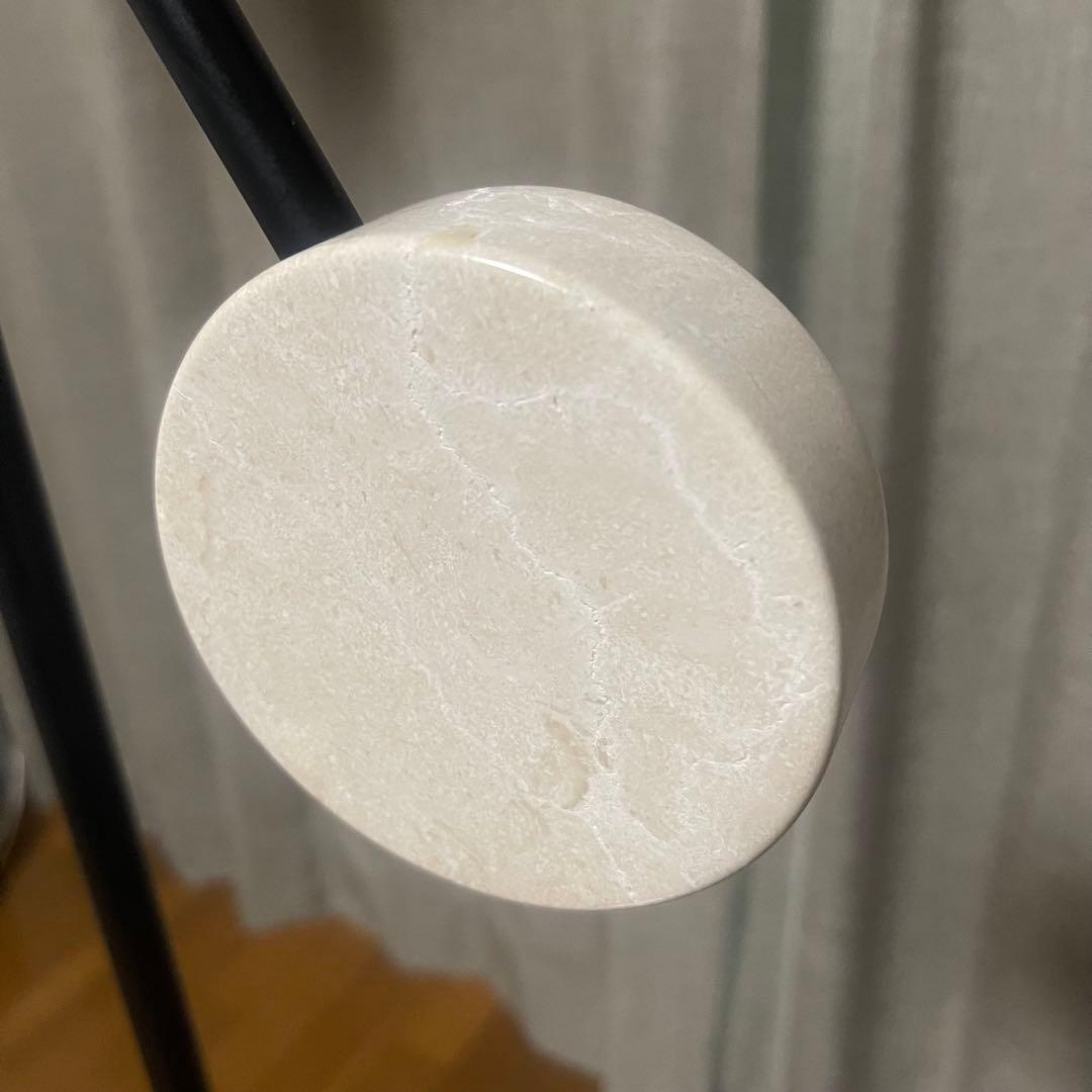 Steel × Marble コンテンポラリー フロアライト