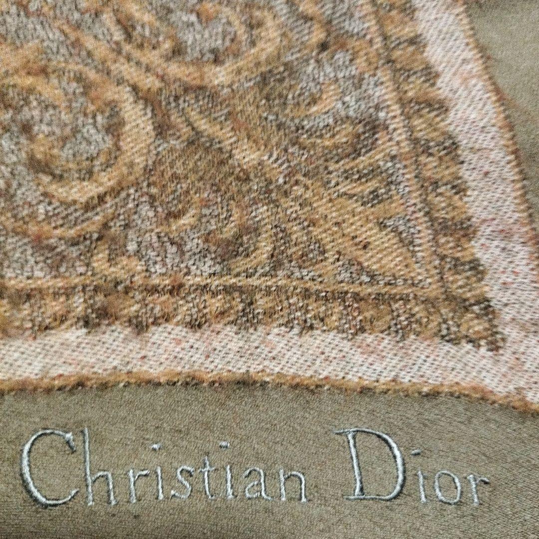 Christian Dior 花柄モノグラムストール