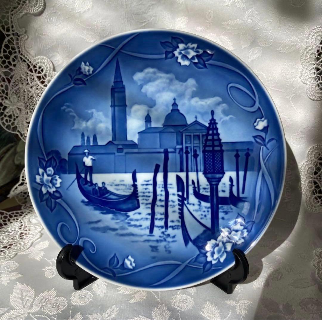 ロイヤルコペンハーゲン　ビングオーグレンダール　イヤープレート1997年ベニス