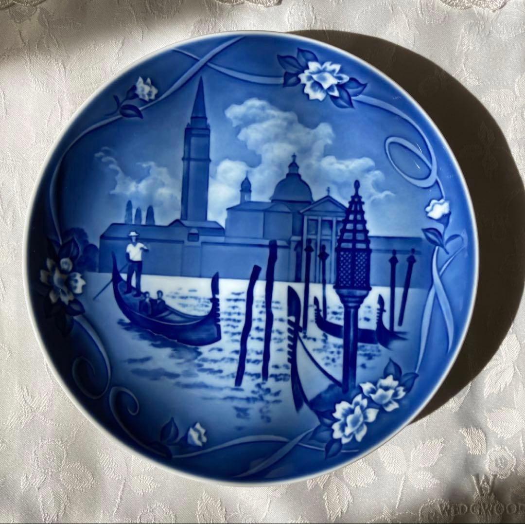 ロイヤルコペンハーゲン　ビングオーグレンダール　イヤープレート1997年ベニス