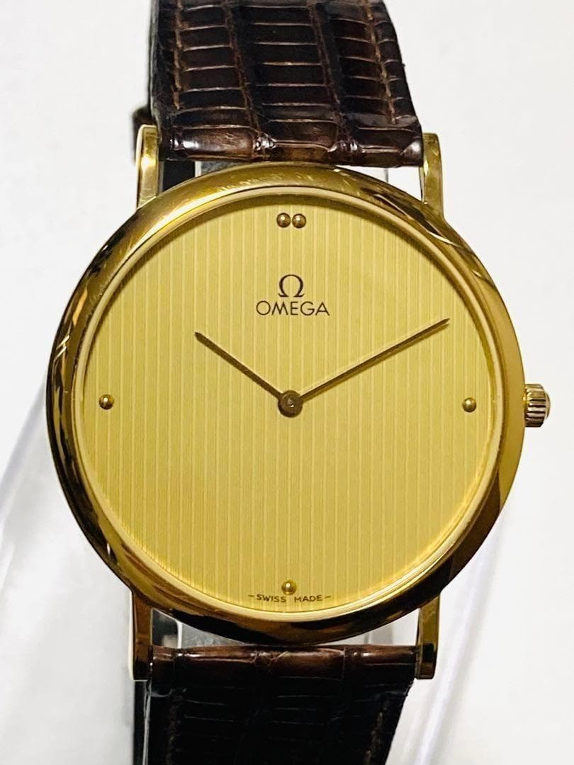 『極美品』　OMEGA オメガ　ベルト純正　ボーイズサイズ　男女兼用　腕時計