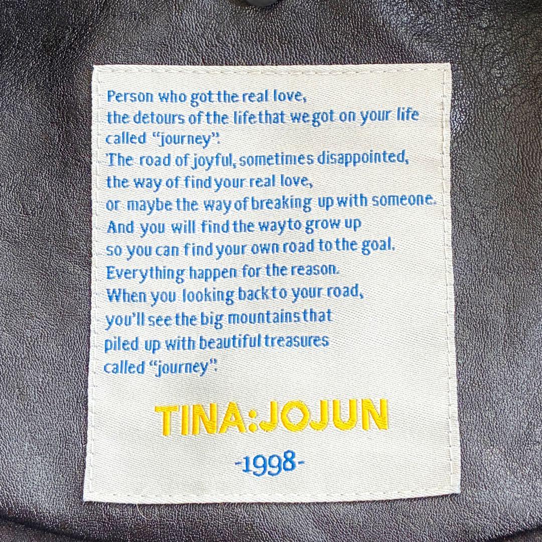 【TINA：JOJUN】 3way フライトジャケット ブラック