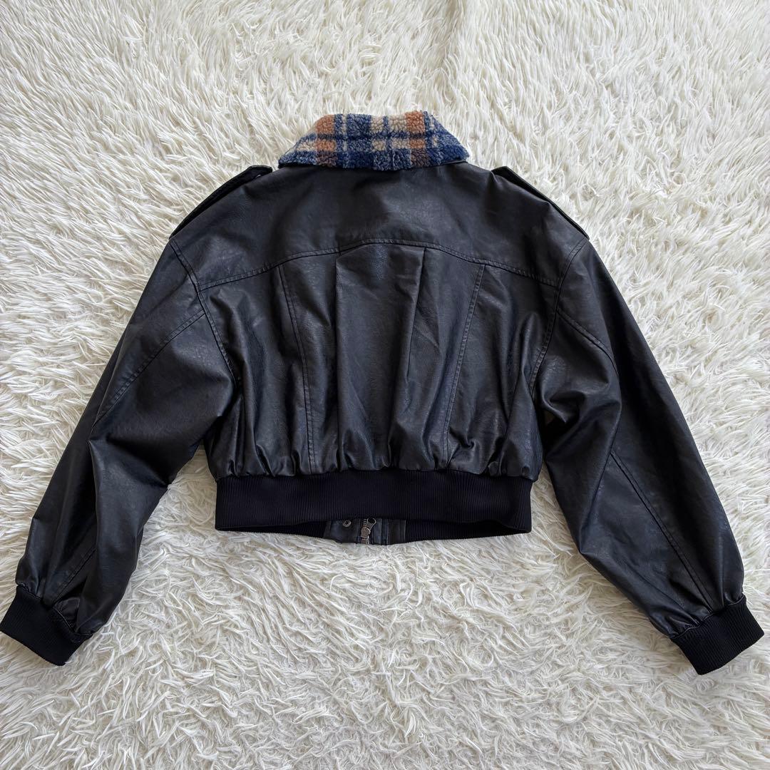 【TINA：JOJUN】 3way フライトジャケット ブラック