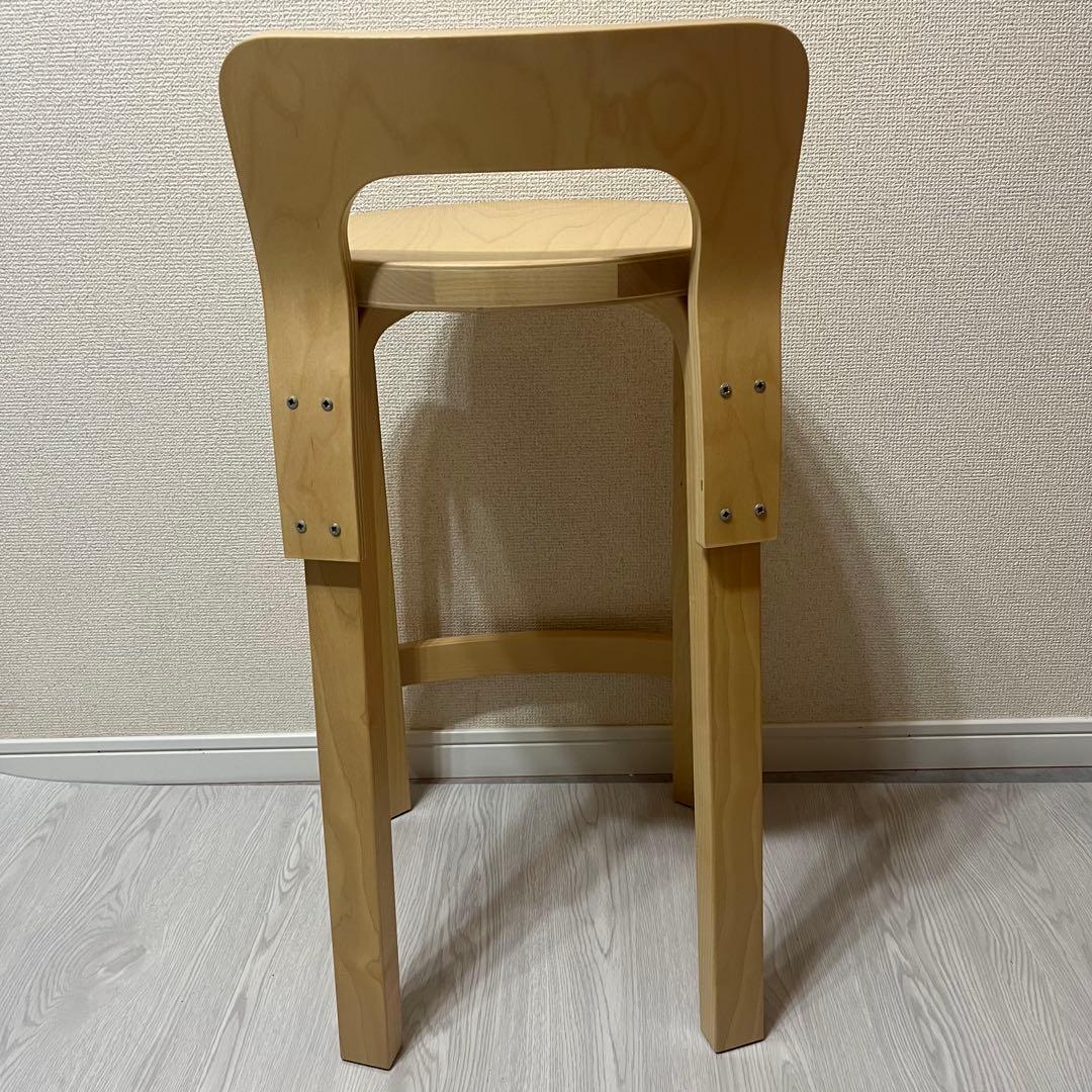 ②artek アルテック ハイチェア K65 ナチュラル　美品