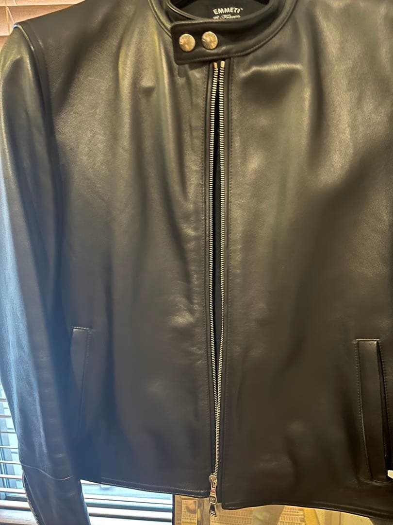 EMMETTI H千場義雅プロデュースレザーシングルライダース