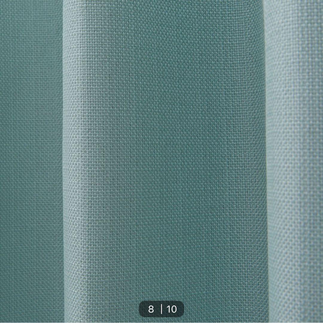 遮光1級カーテン ブルー系グリーン（ニトリ新品未使用）