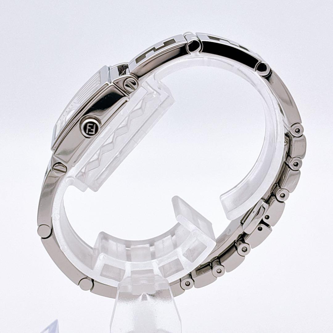 【美品・電池新品・完備】FENDI 60500L ダイヤ クアドロミニ オロロジ