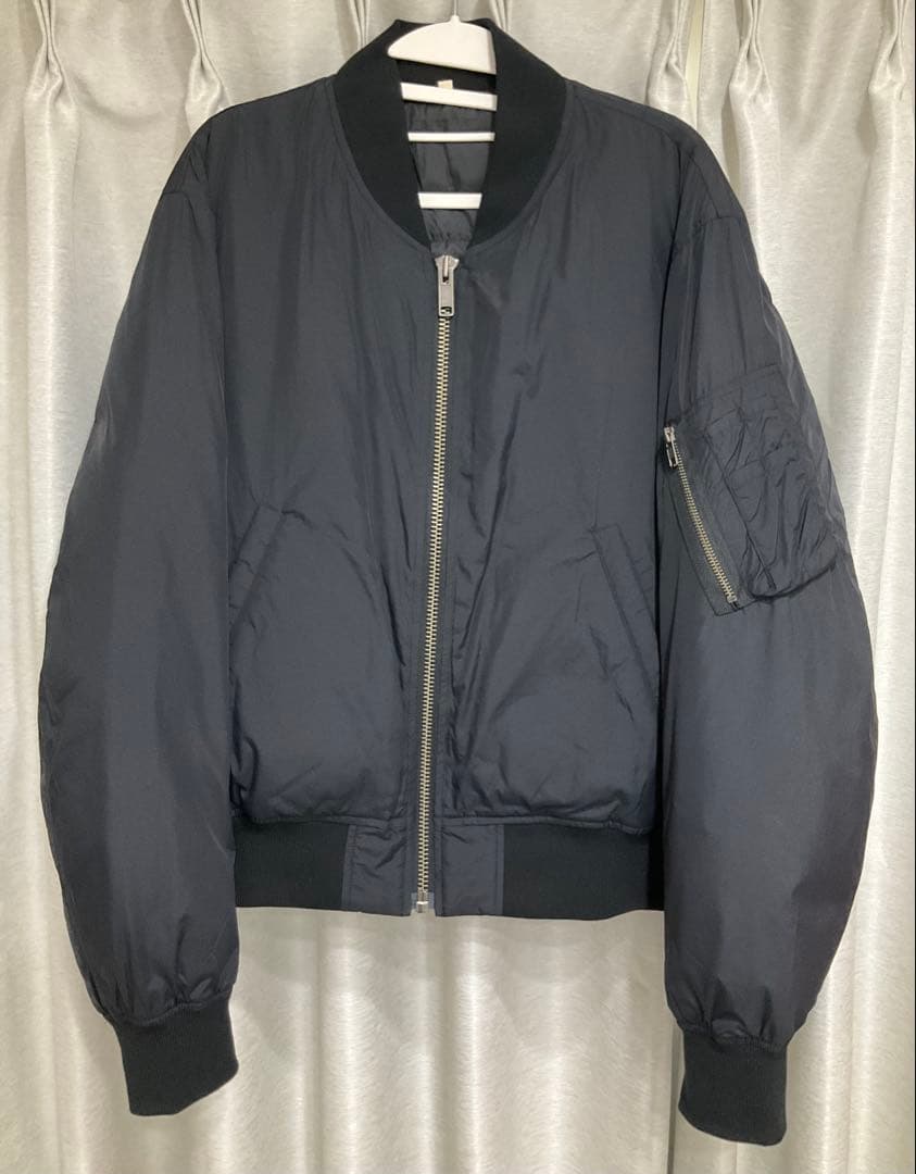 MUJI Labo MA-1ブルゾン ブラック サイズM